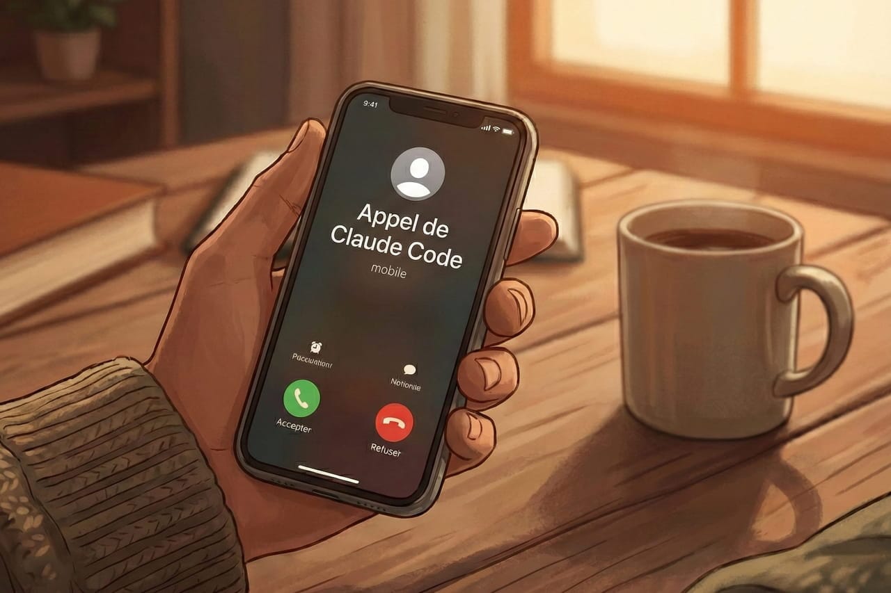 Interface d'IA qui appelle l'utilisateur au téléphone pour résoudre des problèmes - MyGrowthBox.com