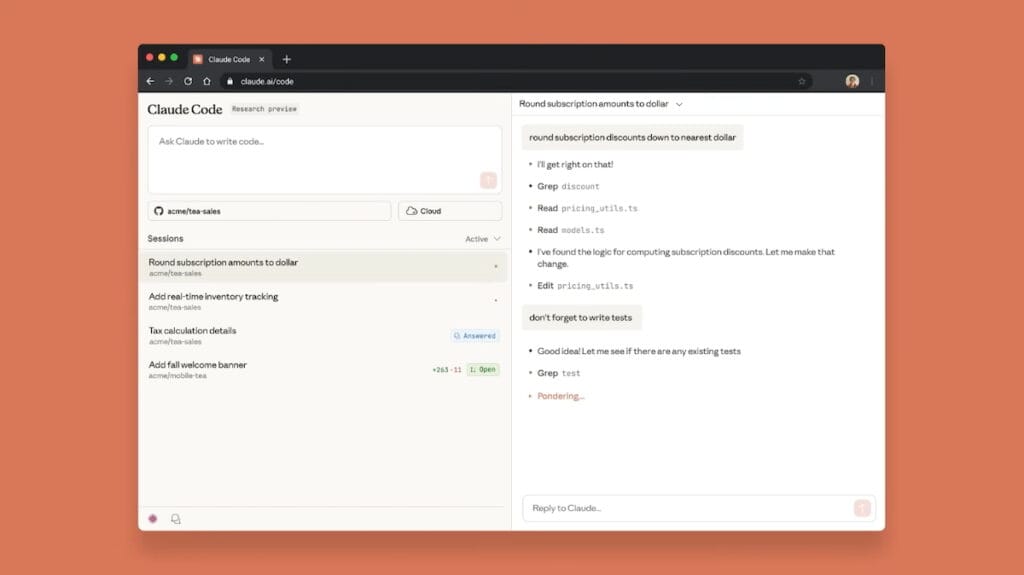 Claude Code disponible sur web et iOS - Guide MyGrowthBox.com