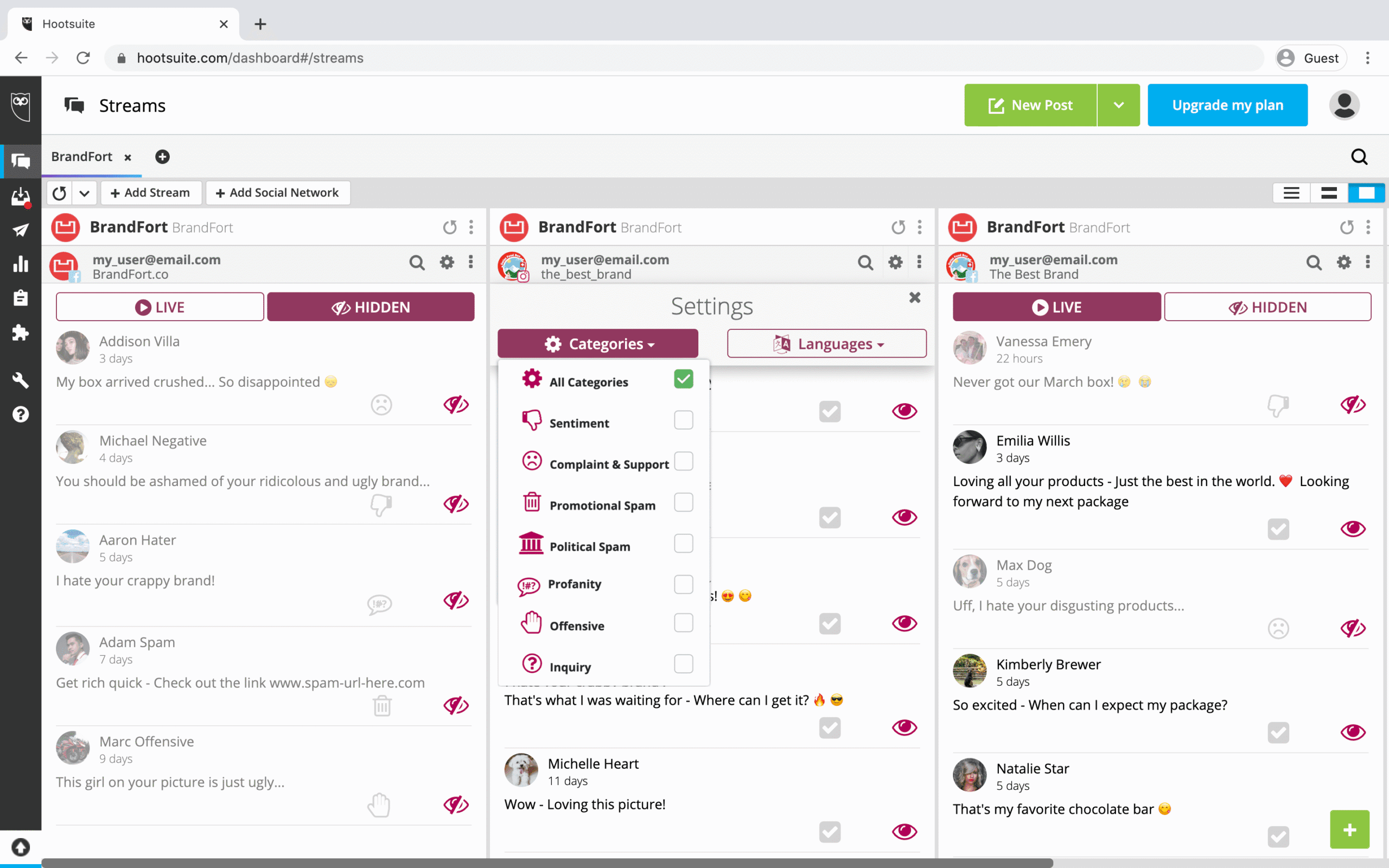 Agorapulse vs Hootsuite : Un choix crucial pour votre stratégie Social Media 3 Agorapulse vs Hootsuite Un choix crucial pour votre stratégie Social Media - mygrowthbox.com