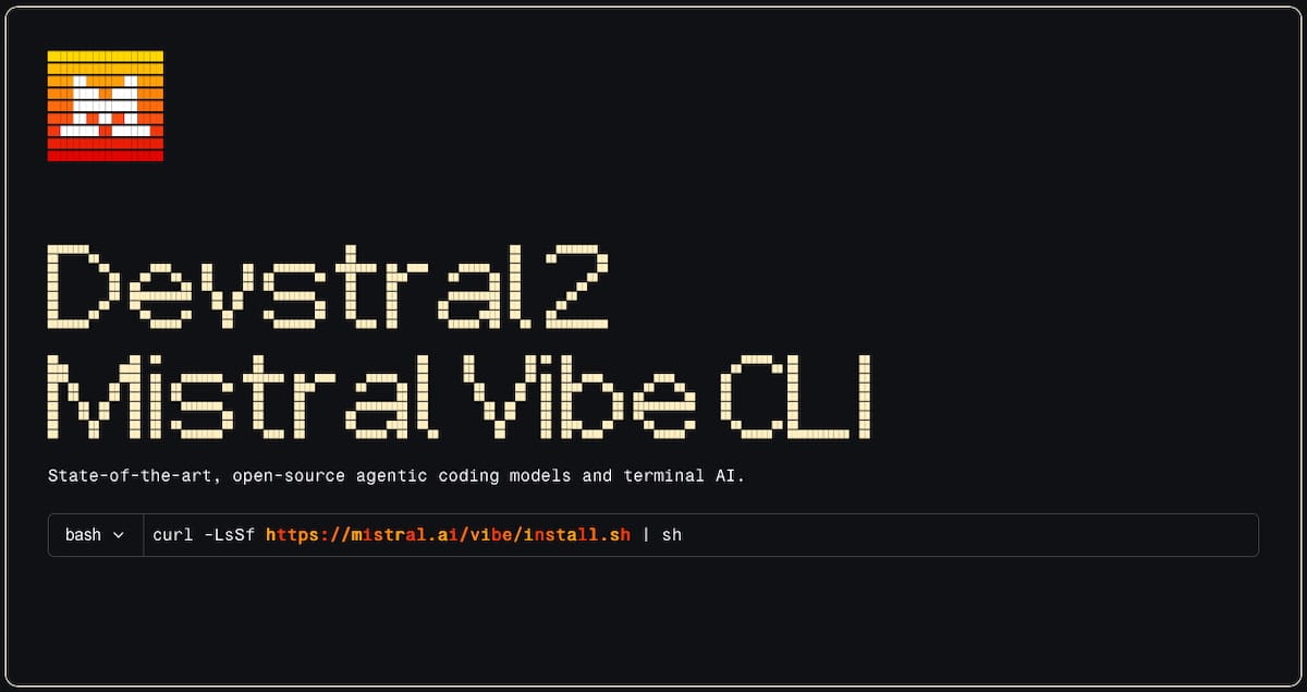 Mistral AI dévoile Devstral 2 et Mistral Vibe CLI pour le développement - MyGrowthBox.com