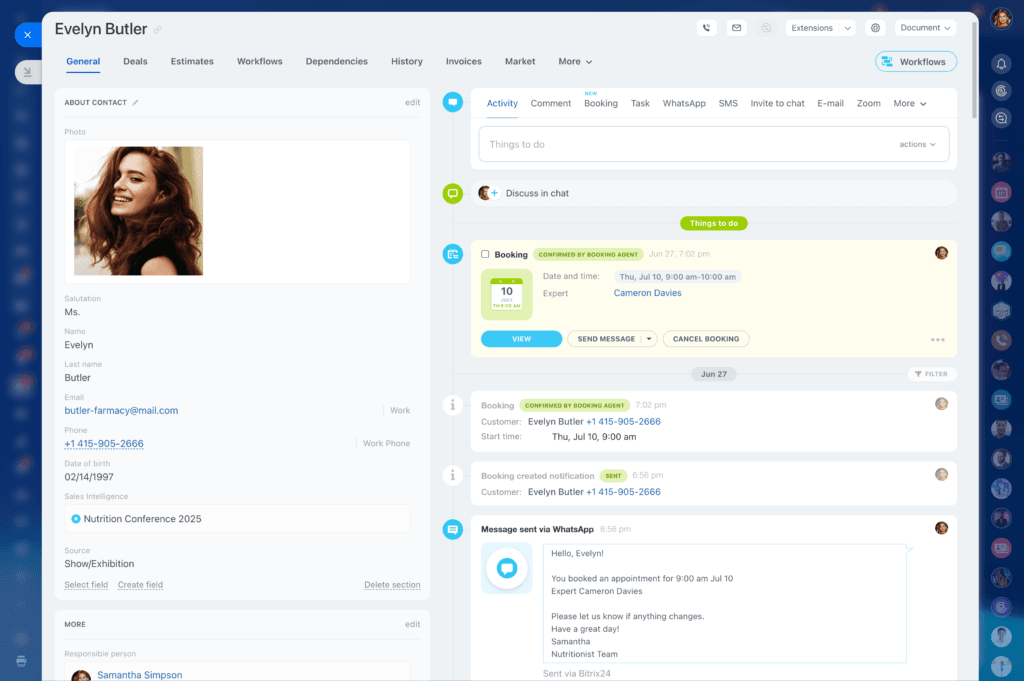 Bitrix24 - CRM - Comparateur SaaS Martech - Meilleur outil marketing - mygrowthbox.com