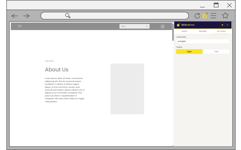 Geo auditor - Extension chrome GEO - Generative Engine Optimization