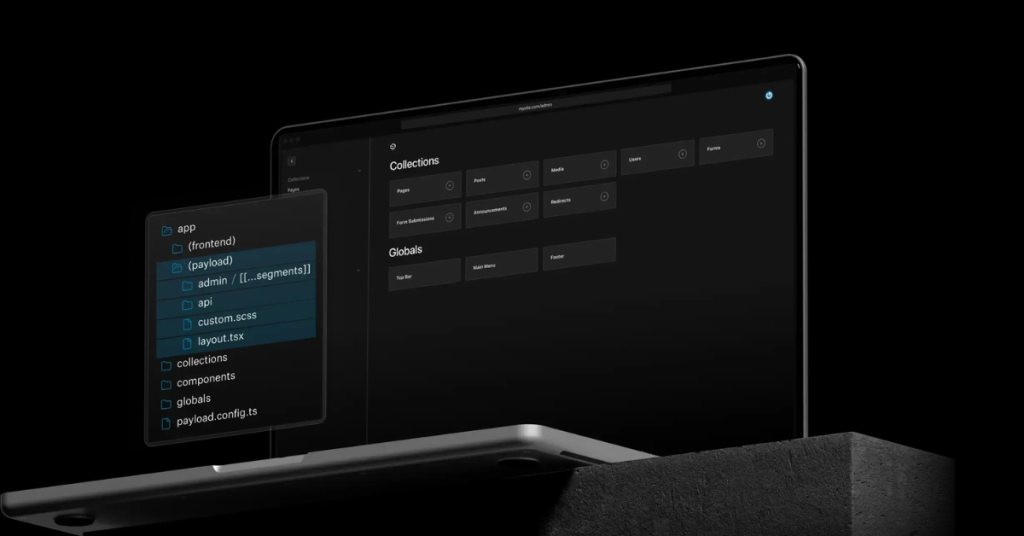 Interface Payload CMS - Système de gestion de contenu headless pour mygrowthbox.com