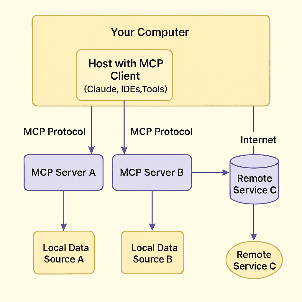 Le Model Context Protocol (MCP) : la norme qui va révolutionner l’automatisation intelligente 2 Model Context Protocol (MCP) - IA - mygrowthbox.com