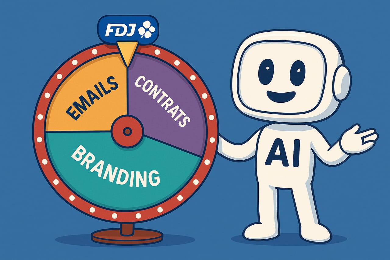 Comment la FDJ révolutionne sa productivité avec l'IA et l'automatisation 1 Illustration de l'automatisation IA dans l'entreprise avec des processus optimisés et des gains de productivité