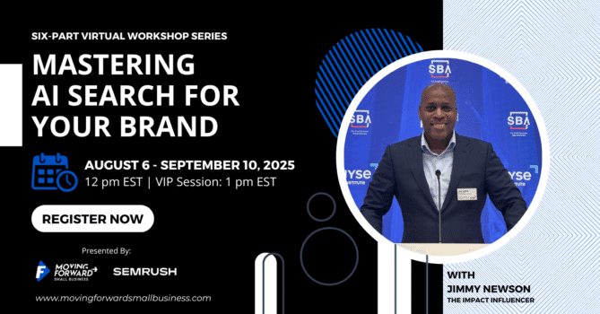 Accueil 9 Semrush et Moving Forward Small Business lancent une serie d’ateliers virtuels sur l’IA pour les entreprises
