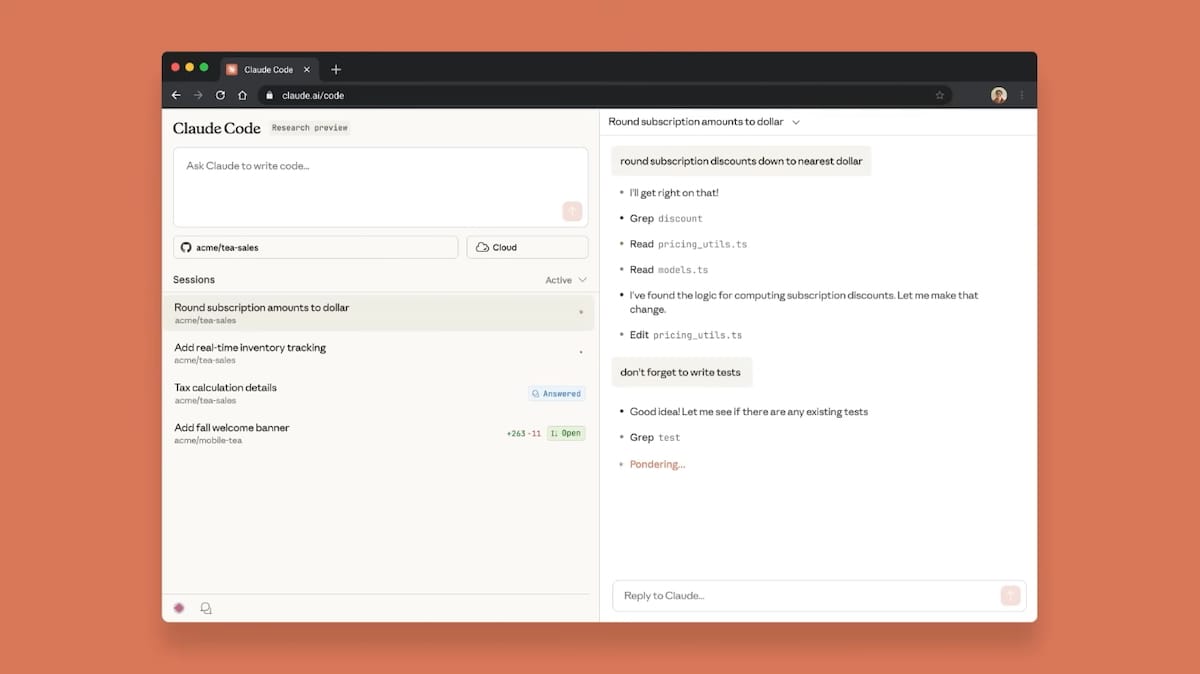 Claude Code disponible sur web et iOS - Guide MyGrowthBox.com