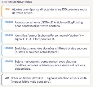 GEO Auditor - Extension Chrome 2 GEO auditor - free extension chrome - Generative engine Optimization