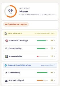 GEO Auditor - Extension Chrome 1 GEO auditor - free extension chrome - Generative engine Optimization