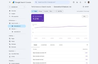 Google Search Console mesure la visibilité dans les réponses IA - mygrowthbox.com